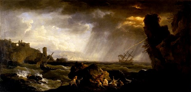 Joseph Vernet - Seascape - Tempest - WGA24725
