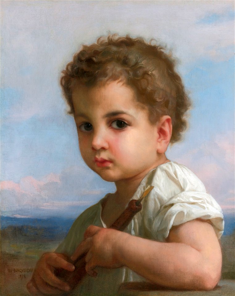 Joueur de flûte, by William-Adolphe Bouguereau