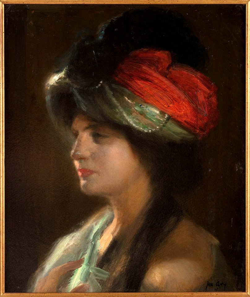 Joseph-Marius Jean Avy - Yamila au turban - PPP3732 - Musée des Beaux-Arts de la ville de Paris