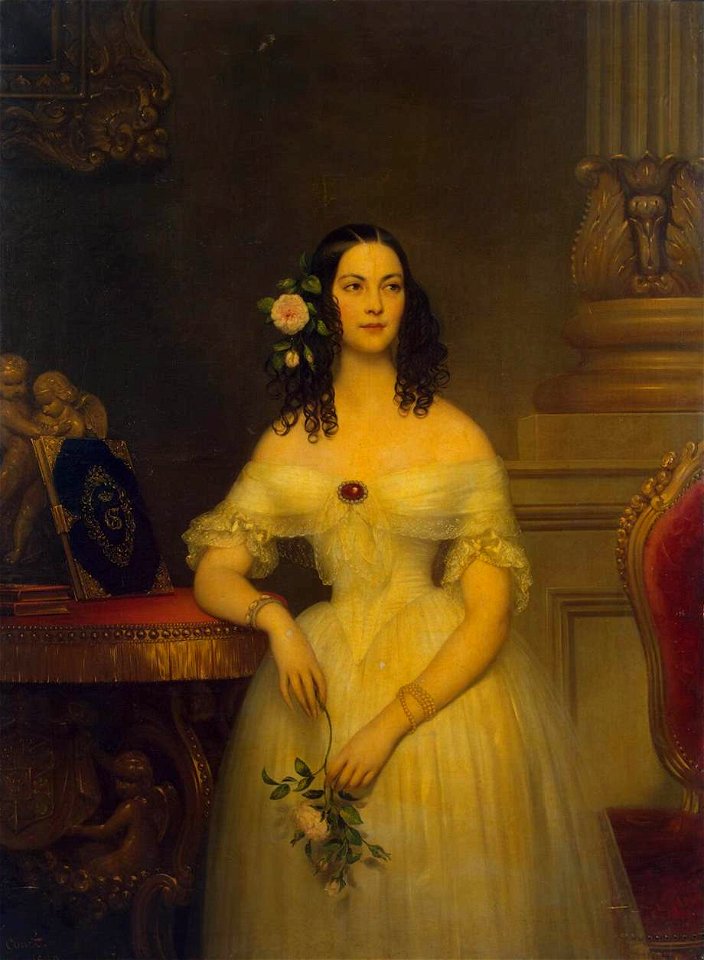 Joseph-Désiré Court - Portrait of Yekaterina Scherbatova - WGA5529