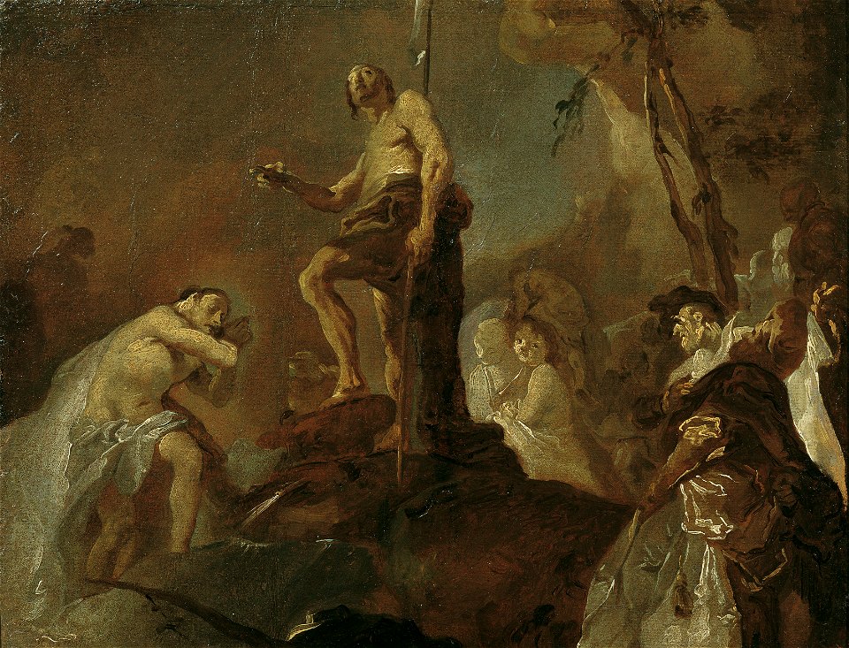 Joseph Winterhalder d. J. - Die Taufe Christi - 3779 - Österreichische Galerie Belvedere