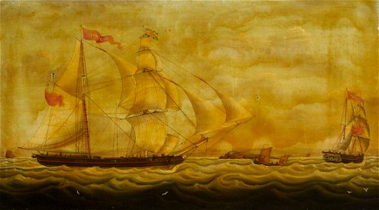 Joseph Walter (1783-1856) - The Schooner 'Tom Cod' - BHC3668 - Royal Museums Greenwich