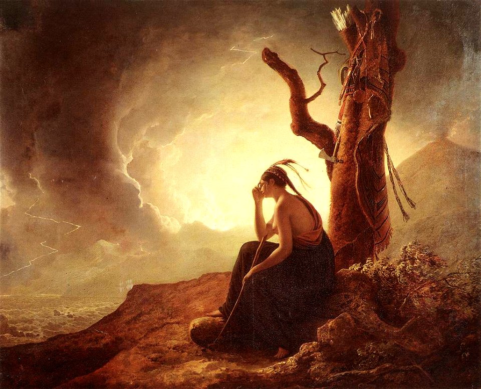 Joseph Wright of Derby - Indian Widow - WGA25901