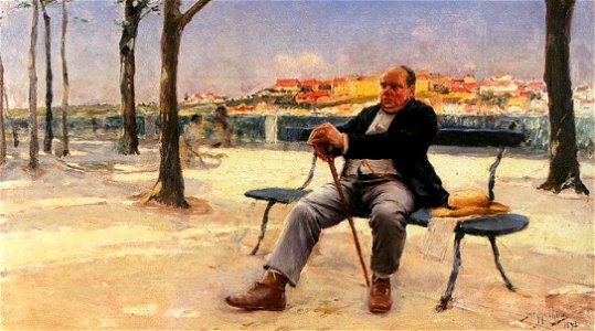 José Malhoa - Gozando os rendimentos