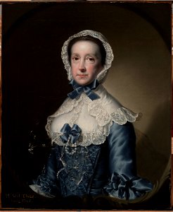 Joseph Wright of Derby - Portrait of Mrs. William Chase, Sr. - 1957.44.2 - Yale University Art Gallery. Free illustration for personal and commercial use.