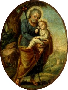 Joseph with Jesus by Borovikovsky