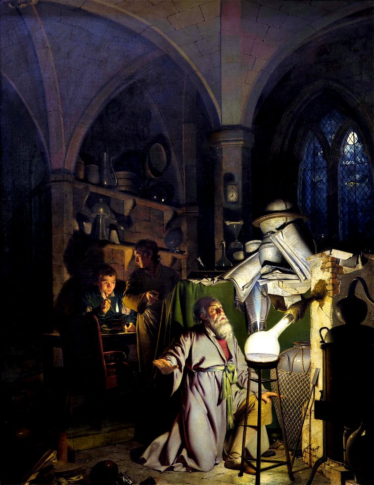 Joseph Wright of Derby The Alchemist