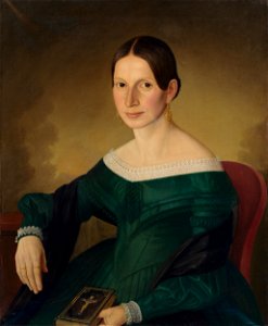 Jozef Božetech Klemens - Portrait of Mrs. Juppová - O 1706 - Slovak National Gallery