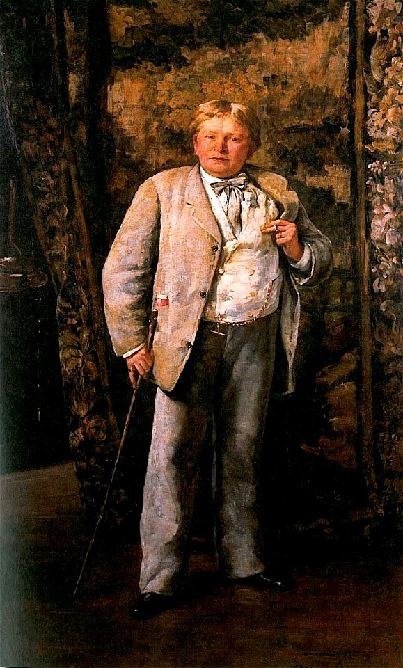 Ernst Josephson-Porträtt av Carl Skånberg
