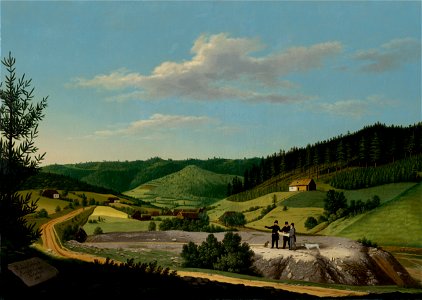Jozef Czauczik - Pohľad na Rochusovu štôlňu v Rudňanoch - O 3 - East Slovak Gallery