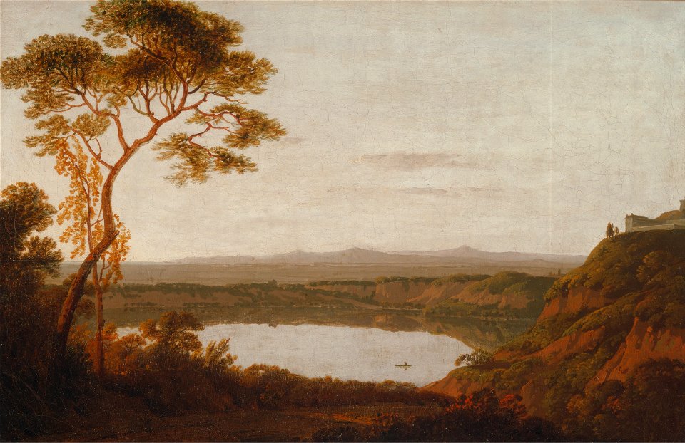 Joseph Wright of Derby - Lake Albano - Google Art Project