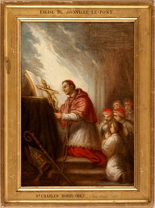 Joseph-Nicolas Jouy - Esquisse pour l'église de Joinville-le-Pont , Saint Charles Borromée - PPP4724 - Musée des Beaux-Arts de la ville de Paris