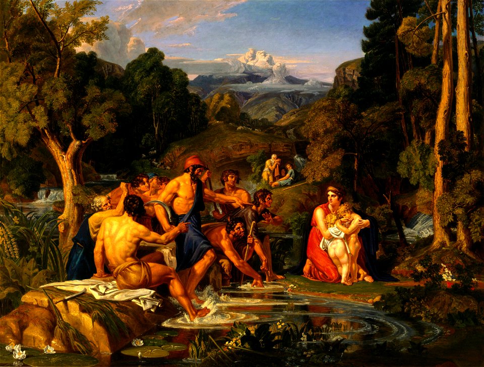 Joshua Cristall - Latona and the Lycian Peasants - 96.1210 - Museum of Fine Arts