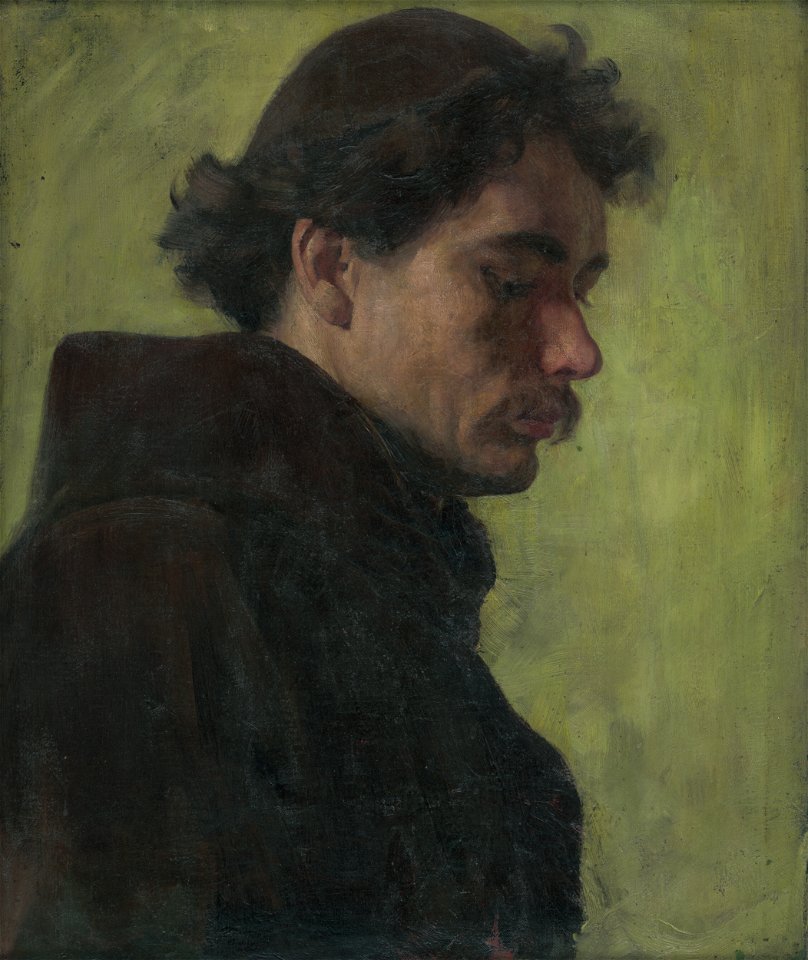 Jozef Hanula - Podobizeň mnícha - O 224 - East Slovak Gallery