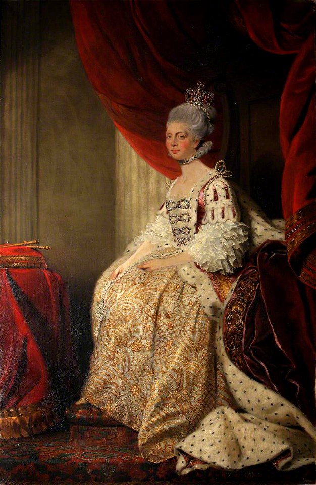 Joshua Reynolds (1723-1792) (school of) - Charlotte of Mecklenburg-Strelitz (1744–1818) - 609028 - National Trust