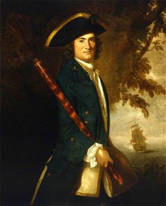 Joshua Reynolds (1723-1792) - Portrait of a Naval Lieutenant, 1749 - BHC3114 - Royal Museums Greenwich
