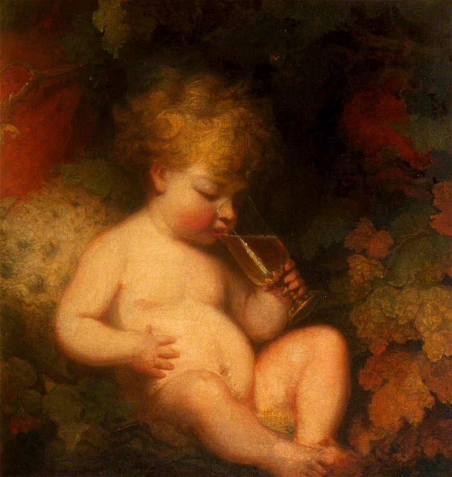Joshua Reynolds (1723-1792) (style of) - Henry George Herbert (1772–1833), Later 2nd Earl of Carnarvon, as the Infant Bacchus - 1507739 - National Trust