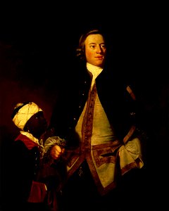 Joshua Reynolds (1723-1792) - Admiral Paul Henry Ourry (1719–1783), MP, with 'Jersey' - 872160 - National Trust