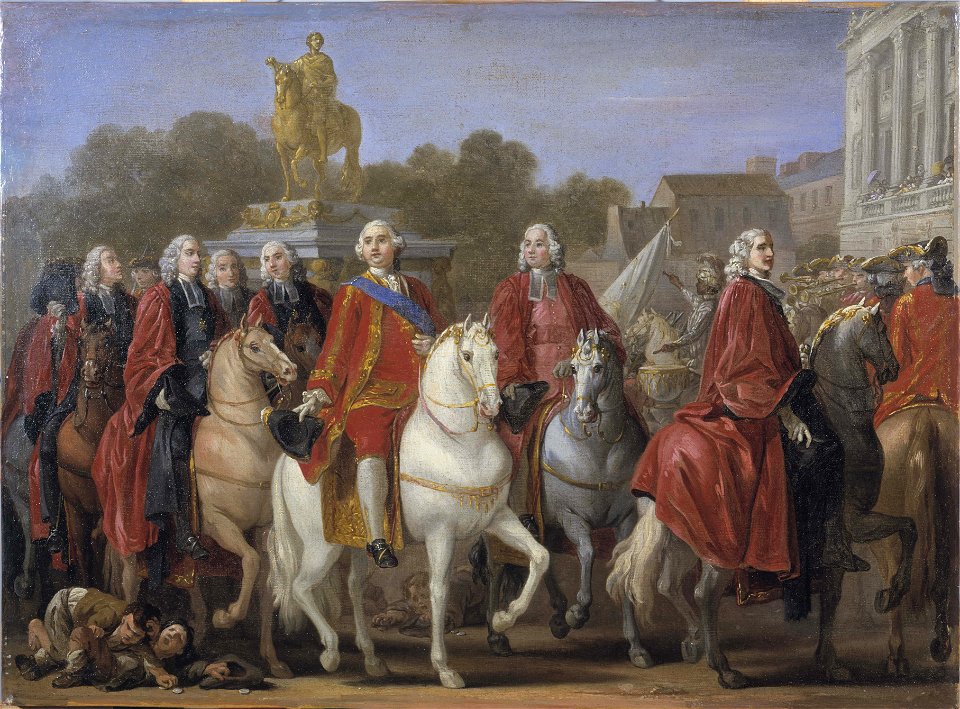 Joseph-Marie Vien - Inauguration de la statue de Louis XV sur la place du même nom, par le corps de la Ville de Paris, le 20 juin 1763 - P2085 - Musée Carnavalet