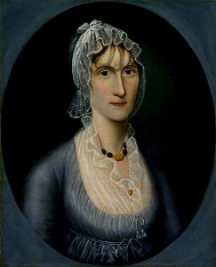 Joshua Johnson - Portrait of Mrs. Barbara Baker Murphy (Wife of Sea Captain) - Google Art Project