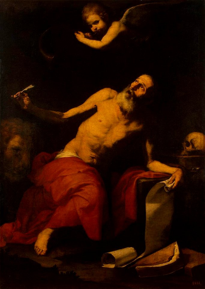 José de Ribera - St Jerome and the Angel - WGA19366