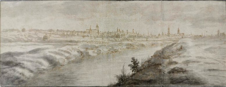 Josua de Grave, Zicht op Brussel en de Zennevallei vanuit het noorden, 1674 (MSB)
