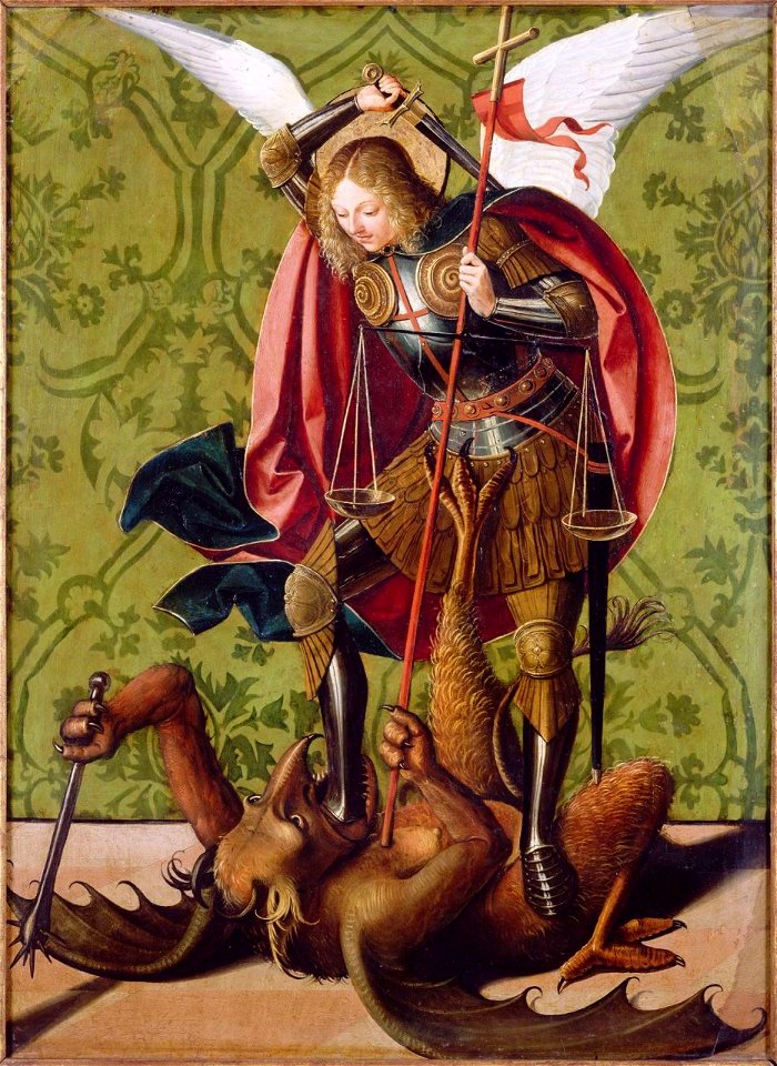 Josse Lieferinxe — St. Michael Killing the Dragon — 1493-1505