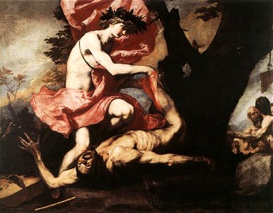 José de Ribera - Apollo Flaying Marsyas - WGA19374
