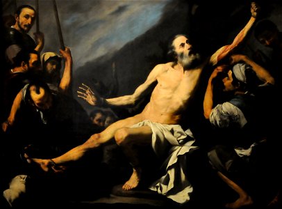 José de Ribera (1591-1652) - De marteldood van de heilige Bartolomeus - Madrid Bellas Artes 19-03-2010 11-00-31