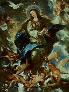 José Antolínez - Immaculate Conception - Google Art Project. Free illustration for personal and commercial use.