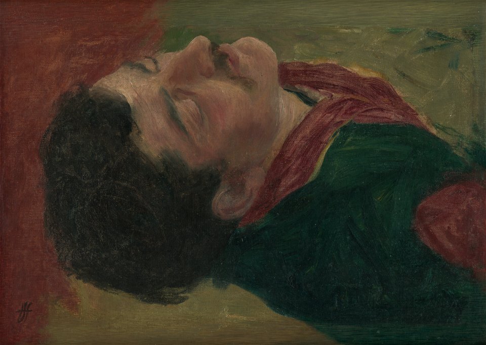Jozef Hanula - Štúdia ľudskej hlavy - M 272 - Gallery of Spiš Artists