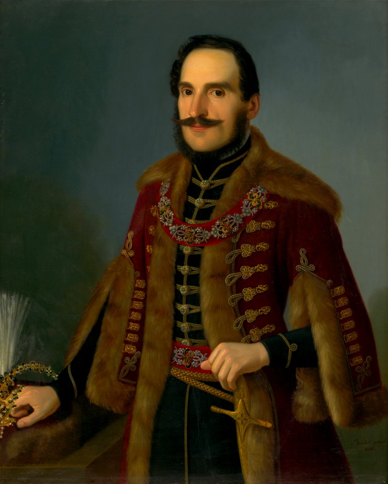 Jozef Božetech Klemens - Portrait of Antal Roch - O 227 - Slovak National Gallery