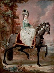 José Campeche - Dama a caballo