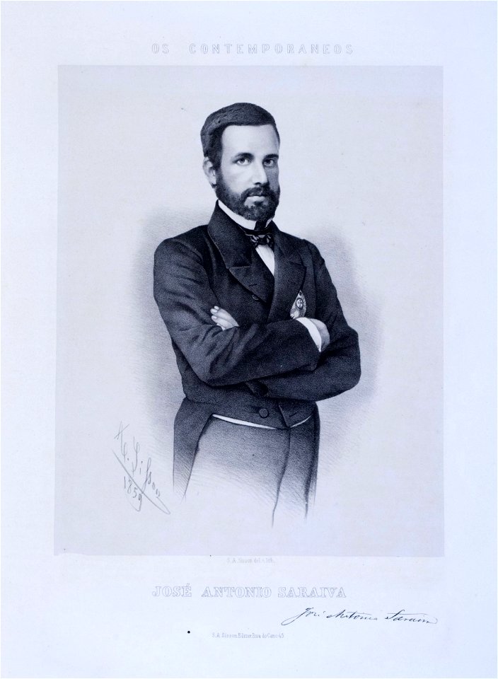 José Antonio Saraiva - Litografia