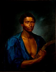 José Correia de Lima - Retrato do marinheiro Simão, o carvoeiro - 1853-57. Free illustration for personal and commercial use.