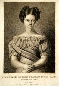 João Batista Ribeiro, Raimundo Joaquim da Costa - Retrato da Infanta Dona Isabel Maria de Bragança, regente de Portugal