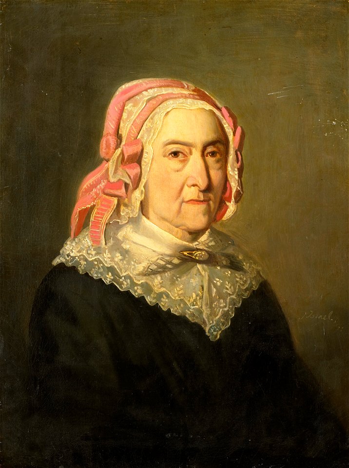 Jozef Israëls - Sientje Nijkerk-Servaas op 90-jarige leeftijd, 1857