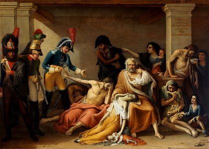 JOSÉ APARICIO INGLADA - El Hambre en Madrid (Museo Municipal de Madrid, c. 1818)