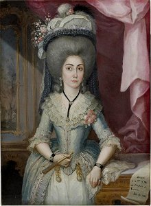 José Campeche y Jordán - Doña María Catalina de Urrutia - LA2394 - Hispanic Society of America