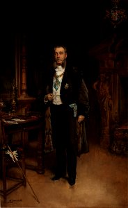 José María de Murga y Reolid, I marqués de Linares, por Francisco Pradilla
