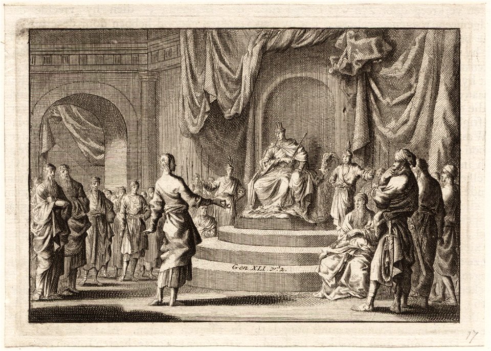 Jozef legt farao´s dromen uit, objectnr A 48705
