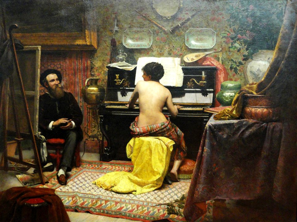 José Ferraz de Almeida Júnior, 1882 - Model Resting