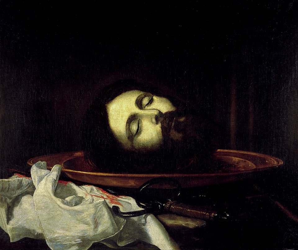 José de Ribera - Cabeza de San Juan Bautista - Google Art Project