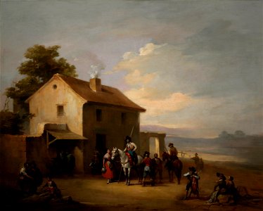 José Elbo - A Country Inn - Google Art Project
