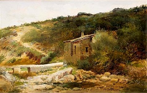 José Lupiañez y Carrasco Paisaje de Cercedilla