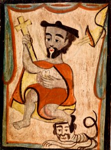 José Raphael Aragon - Saint Jerome (San Geronimo) - BF1028 - Barnes Foundation. Free illustration for personal and commercial use.