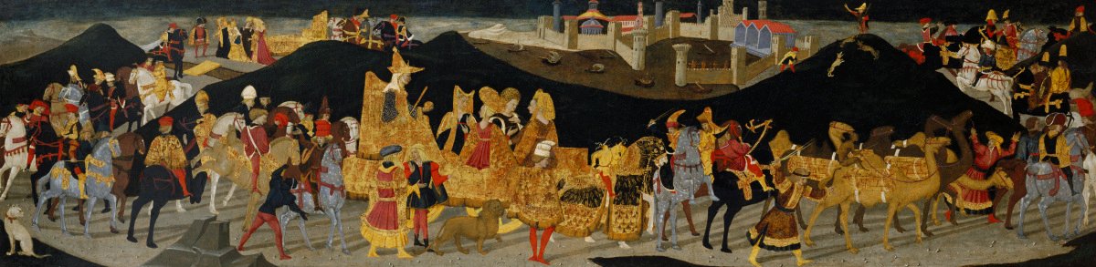 Journey of the Queen of Sheba by Apollonio di Giovanni di Tommaso