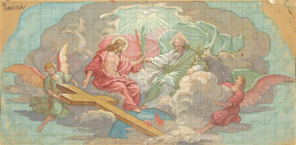 Jozef Hanula - The Holy Trinity - K 4983 - Slovak National Gallery