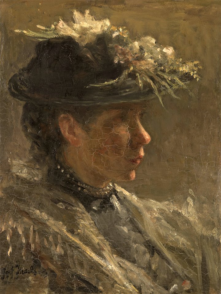 Jozef Israëls - Modelstudie van Sijtje van Bemmel