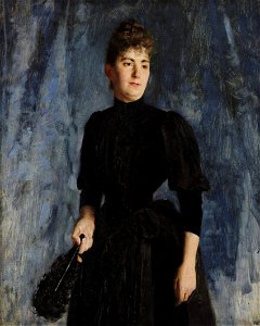 José Júlio de Souza Pinto - Mulher com leque